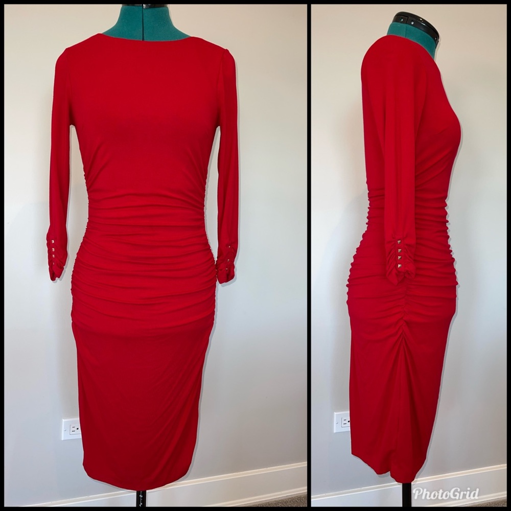 Cache Ruched Dress